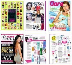 Oriflame en las revistas