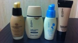 Comparativa: 4 Maquillajes fluidos de Oriflame