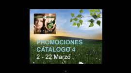 Comienzo del Catálogo 4 de Oriflame