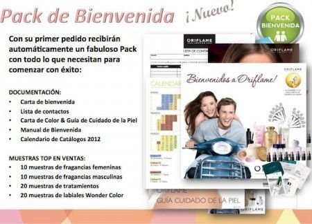 Pack bienvenida oriflame