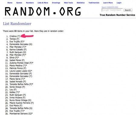 ganadora sorteo oriflame ganadora sorteo oriflame